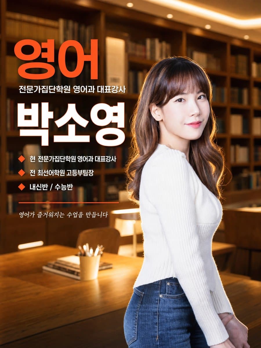 고등부 영어 박소영 강사 - 영어과 대표강사